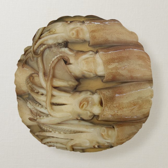 Almofada Redonda Lula - Calamari (Frente)