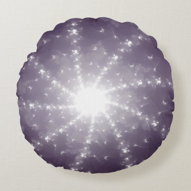 Almofada Redonda Luz brilhante no final do túnel (Frente)