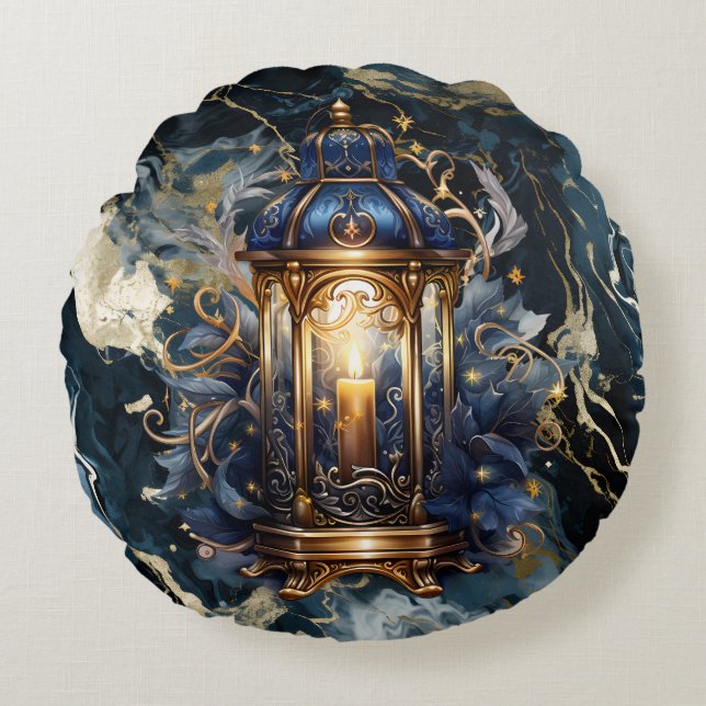 Almofada Redonda Luz Incrível Para Meu Caminho (Frente)