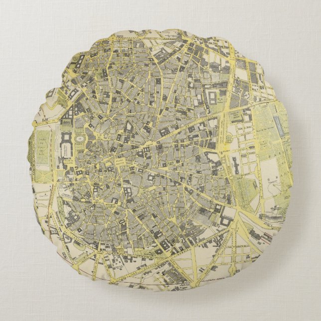 Almofada Redonda Madrid (Frente)