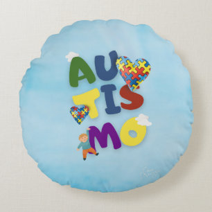 Almofada Redonda Mãe de Autista