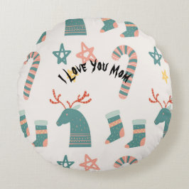 Almofada Redonda Mãe Travesseiros únicos de luxo