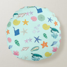 Almofada Redonda Magia Marinha