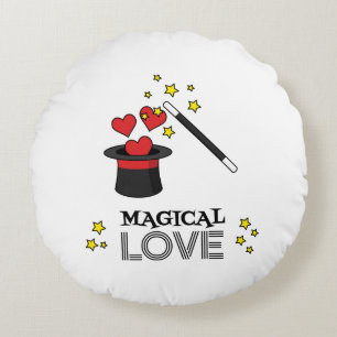 Almofada Redonda Magical Love - Black