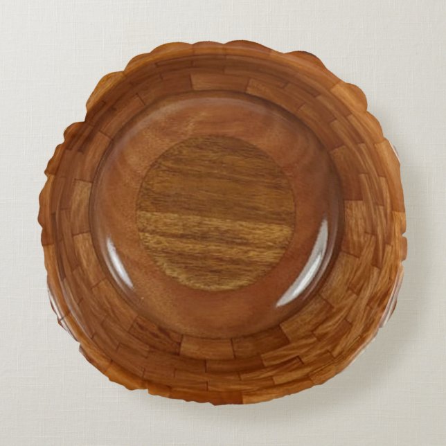 ALMOFADA REDONDA MAHOGANY SEGMENMENTE BOWL (Frente)