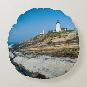 Almofada Redonda Maine, Pemaquid Point, Farol de Pemaquid Point