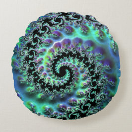 Almofada Redonda Mandelbrot Discovery Round Cushion