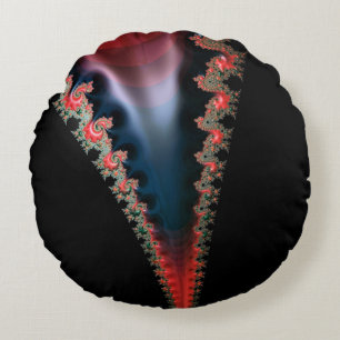 Almofada Redonda Mandelbrot Zip Round Cushion