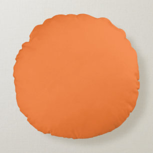 Almofada Redonda Mango Orange Color Style pronto para personalizar