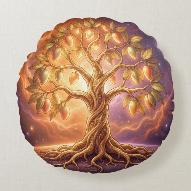 Almofada Redonda Mango – Tropische Frucht voller Geschmack´5 (Frente)