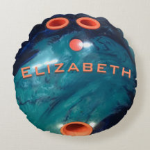 Marble Azul Bola Personalizada e Laranja