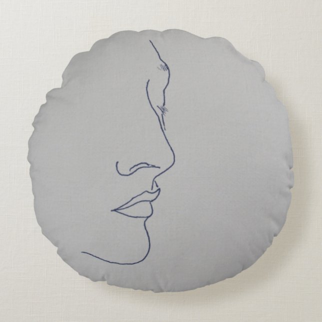 Almofada Redonda Margarita '56 (Frente)