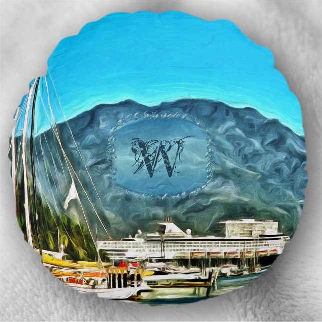 Almofada Redonda Marina Vallarta 0946 (Criador carregado)