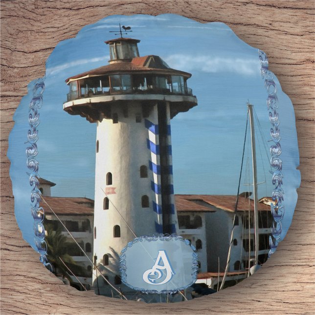 Almofada Redonda Marina Vallarta 0948 (Criador carregado)