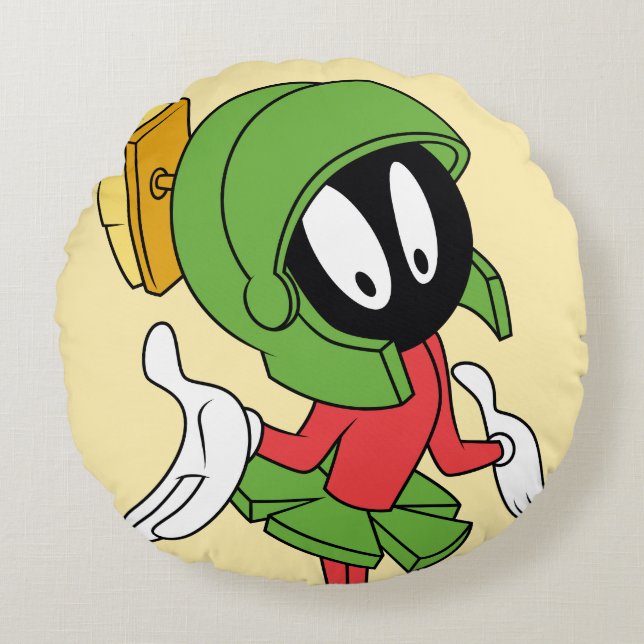 Almofada Redonda MARVIN THE MARTIAN™ Shrug (Frente)