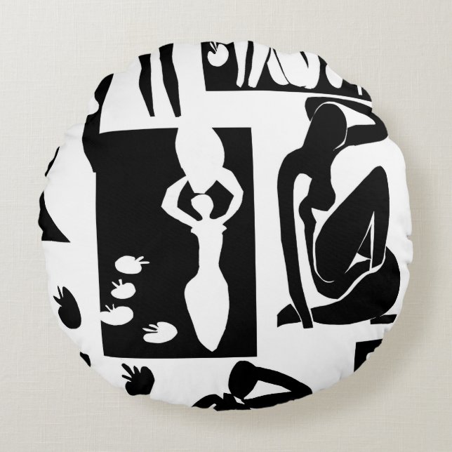 Almofada Redonda Matisse Nudes (Frente)