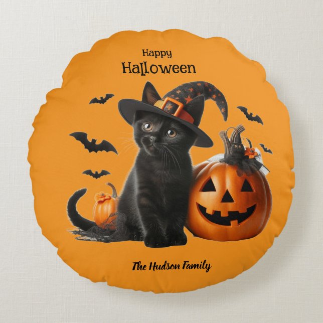 Almofada Redonda Maude Halloween  (Frente)