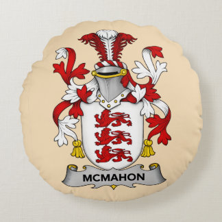 Almofada Redonda McMahon Family Coat of Arms