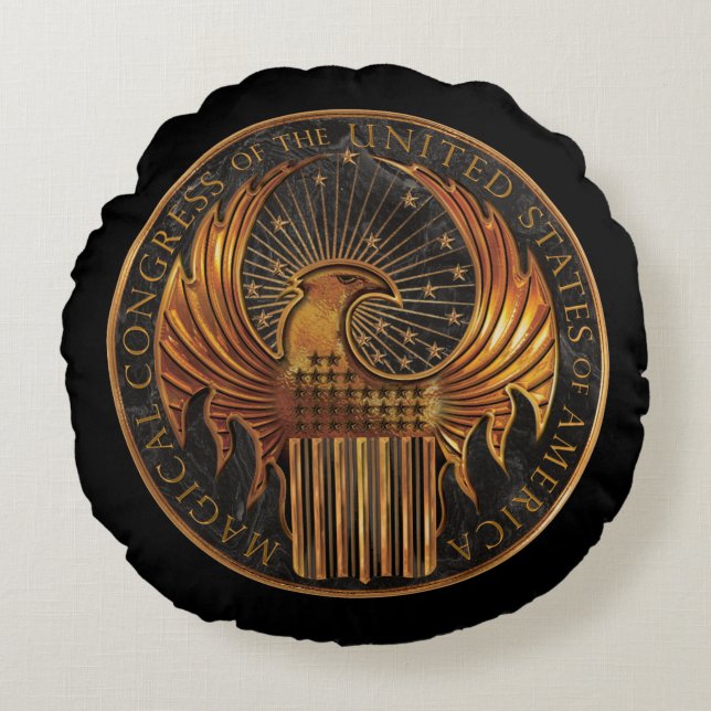 Almofada Redonda Medalhão MACUSA™ (Frente)