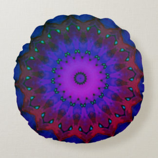 Almofada Redonda Meditação Chakra Reiki Travesseiro Mandala