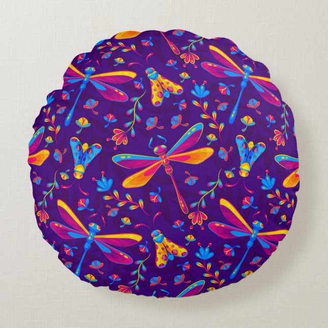 Almofada Redonda Melhor Travesseiro decorativo redondo (16") (Frente)