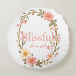 Almofada Redonda Mellow Blooms
