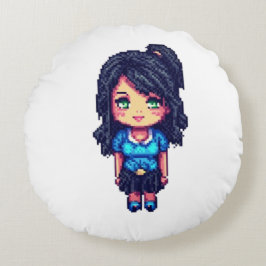 Almofada Redonda Menina bonita