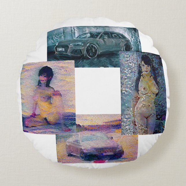 Almofada Redonda  Mercedes-AMG C63 S Coupe (Frente)