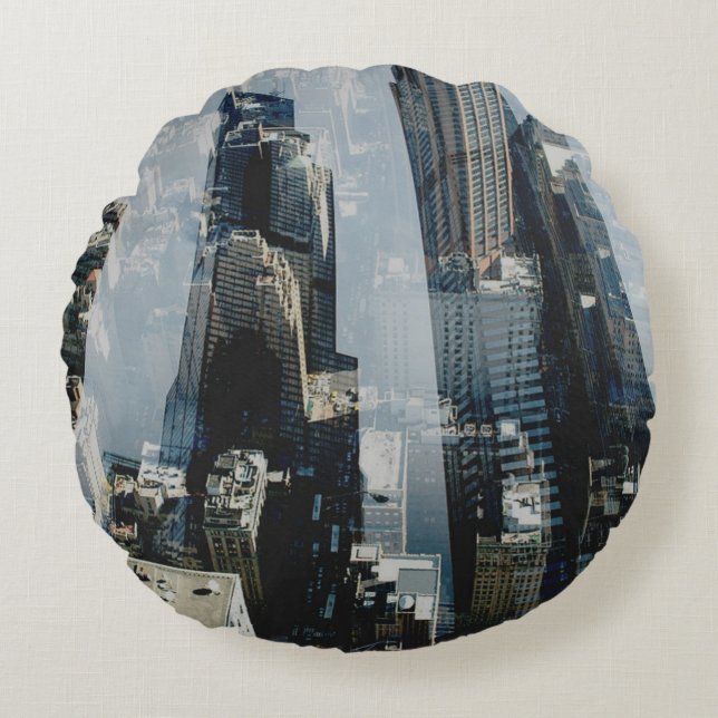 Almofada Redonda Metrópole III (Frente)