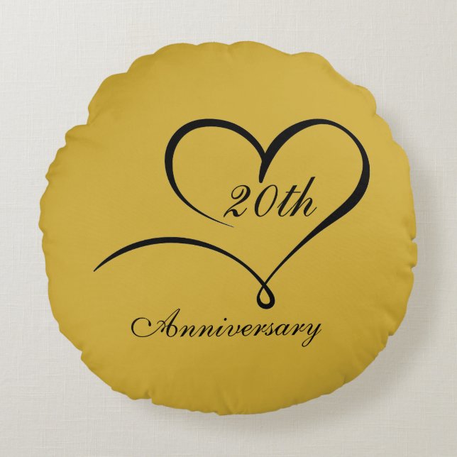 Almofada Redonda MGold Round Pillow Romantic Charm for Home or Gift (Frente)