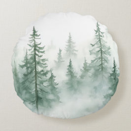 Almofada Redonda Misty Forest 
