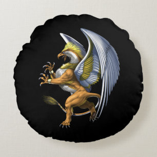 Almofada Redonda Mitologia Grega Griffin