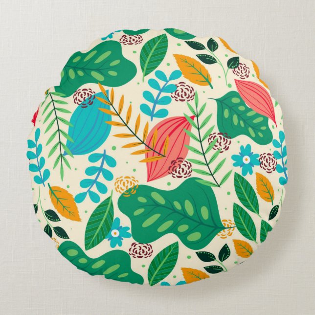 Almofada Redonda Modern Elegant Trendy Decorative  (Frente)