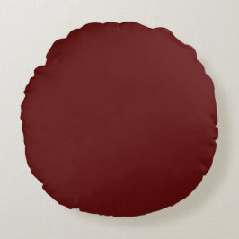 Almofada Redonda Modern Maroon Throw Pillow