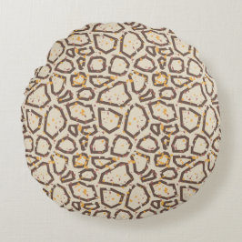 Almofada Redonda Modern Terrazzo Pattern