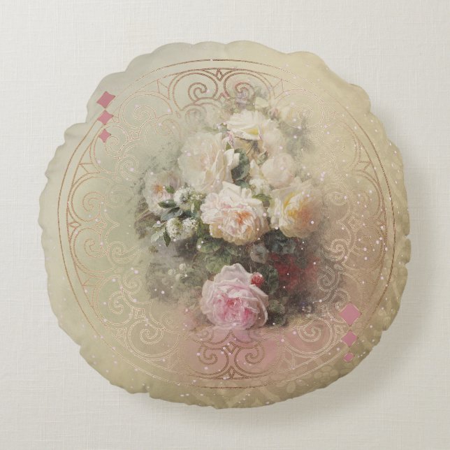 Almofada Redonda Momentos do ouro - Travesseiro (Frente)