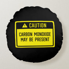 Almofada Redonda Monóxido De Carbono Pode Estar Presente