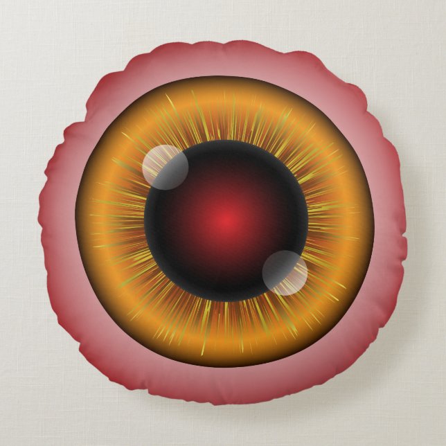 Almofada Redonda Monster Eyebolas (Frente)