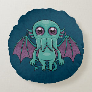 Almofada Redonda Monstro de Cthulhu, Bebê Cento