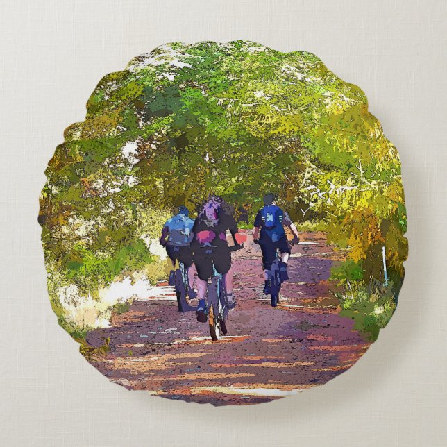 ALMOFADA REDONDA MONTANHA BIKING (Frente)