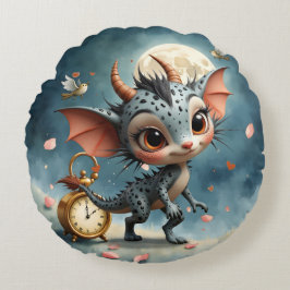 Almofada Redonda Moonlit Creature Caelum Tickwing 