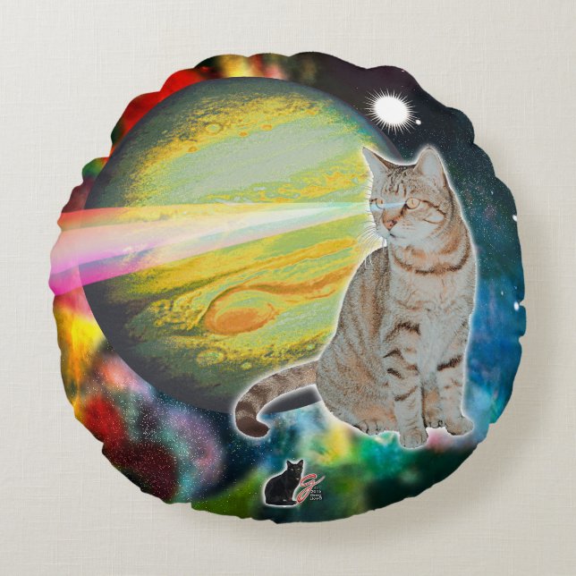 Almofada Redonda Mossbody Laser-Cat (Frente)
