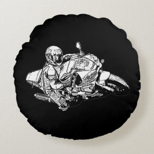 Almofada Redonda Motocicleta