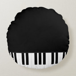 ALMOFADA REDONDA MÚSICA PIANO