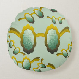 Almofada Redonda My Polarized Glasses are Ready Pattern