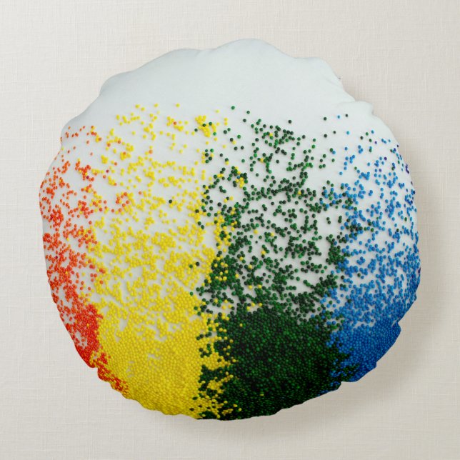 Almofada Redonda Na moda Round Travesseiro para o seu sofá (Verso)