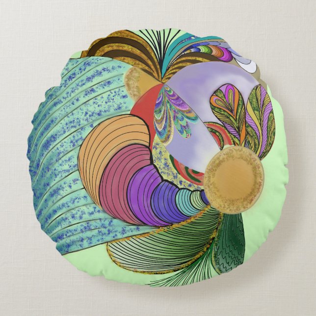 Almofada Redonda Nada (Frente)