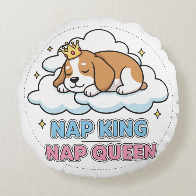 Almofada Redonda Nap King / Nap Queen (Frente)