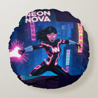 Almofada Redonda Neon Nova