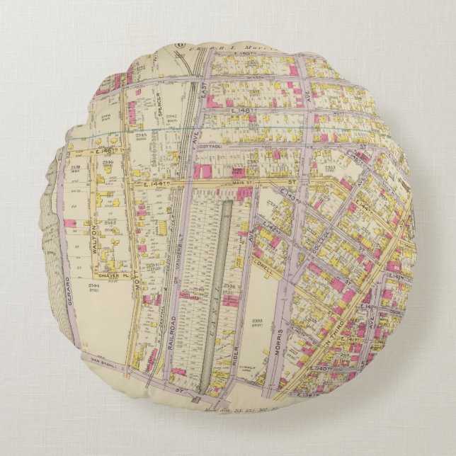 Almofada Redonda New York 32 (Frente)